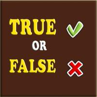 True or False Quiz Poster