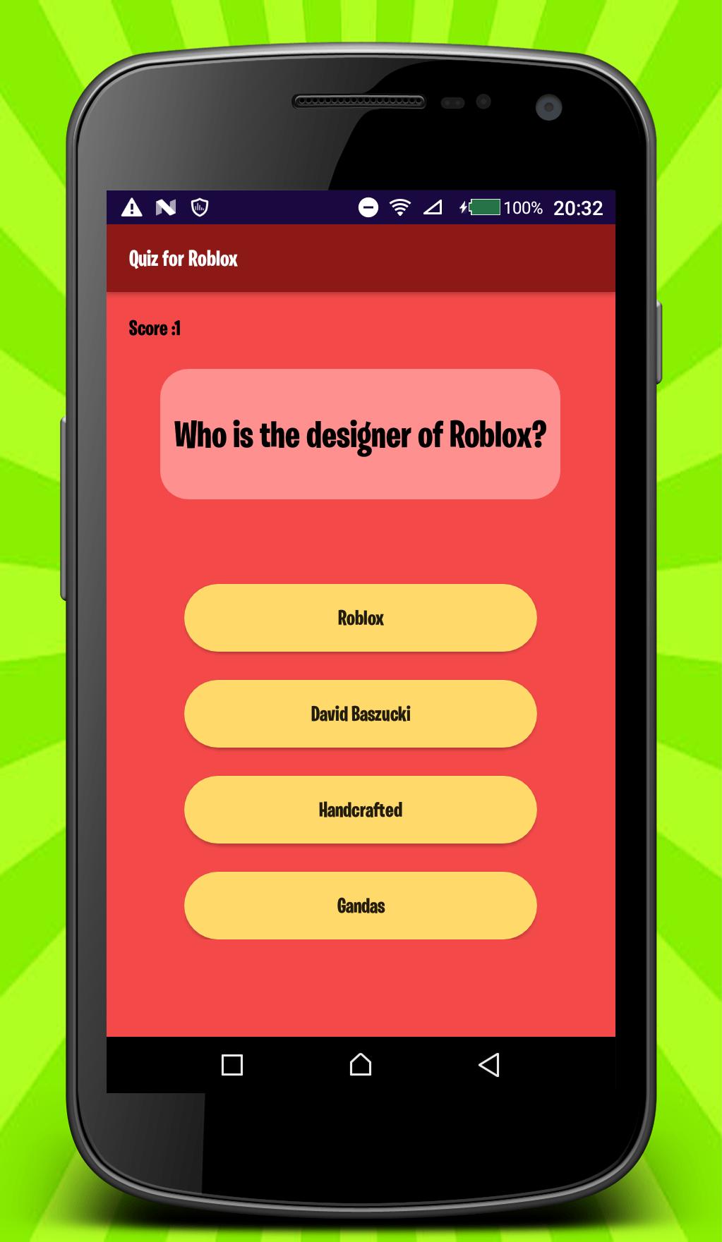 Get Free Robux Quiz For Android Apk Download - roblox quiz apk