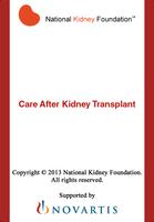 Care After Kidney Transplant Affiche