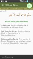 Compare traducciones del Corán capture d'écran 1