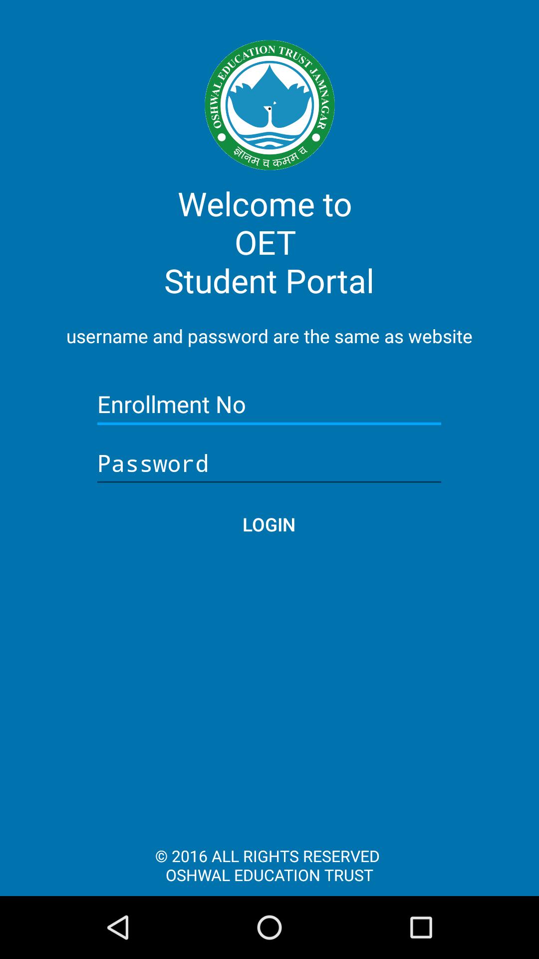 Student portal