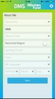 DMS MissionFund syot layar 2