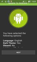 برنامه‌نما Update To Android 7 عکس از صفحه