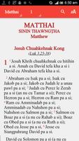 Hakha Bible Affiche