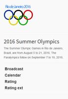 2016 Summer Olympics Affiche