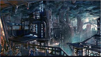 Cidade SciFi Wallpapers imagem de tela 1