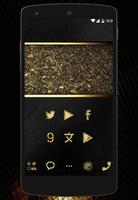 Gold Luxury the icon pack Affiche