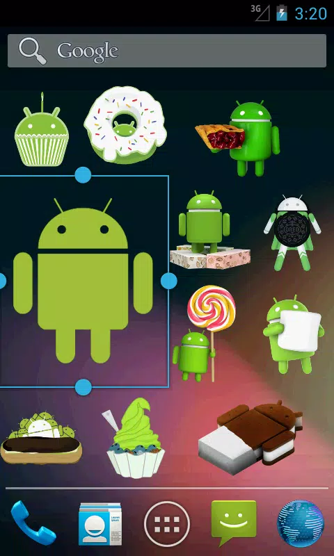 Waving Droid Widget APK