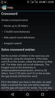 Crossword solver ภาพหน้าจอ 2