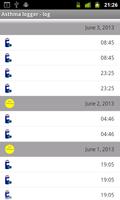 Asthma Logger screenshot 1