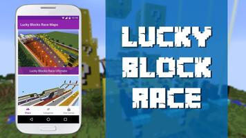 برنامه‌نما Lucky Block Race Maps for Pocket Edition عکس از صفحه