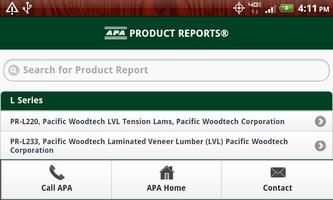 APA Product Reports captura de pantalla 3