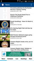 برنامه‌نما Kansas City Baseball - Royals  عکس از صفحه