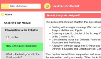 Child Act Manual capture d'écran 2