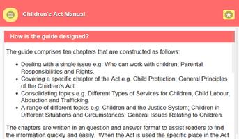 Child Act Manual captura de pantalla 3