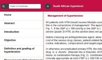 SA Hypertension capture d'écran 3