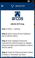 ARCOS  OTP capture d'écran 1