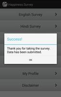 Happiness Survey تصوير الشاشة 3