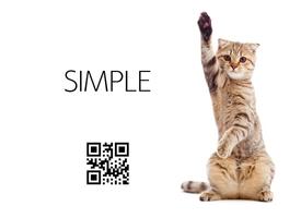 QR Code Reader with Cats پوسٹر