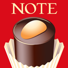 Catatan Chocolate memo Cokelat ikon