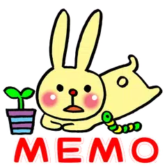 Descargar APK de Memo Pad Widget RABBIT Free