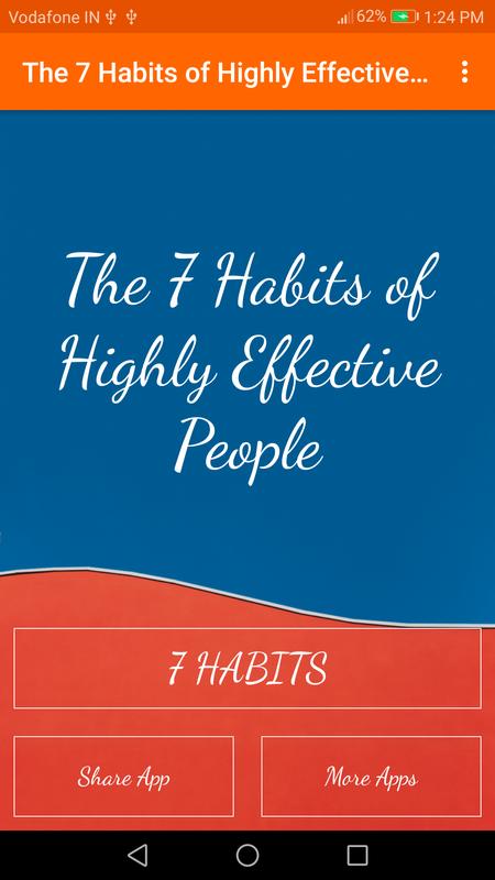 The 7 Habits Of Highly Effective People Summary For Android APK