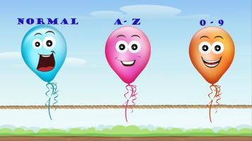 Balloon ABC الملصق
