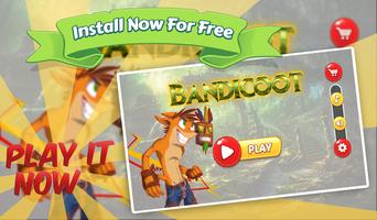 Super Bandicoot Amazing Jungle World Adventure โปสเตอร์