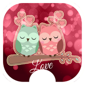 Owl Valentine icon