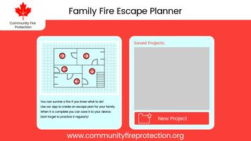 Community Fire Protection - Fire Escape Planner Affiche