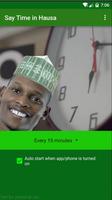 Say time in Hausa (FREE) ポスター