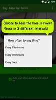 Say time in Hausa (FREE) ภาพหน้าจอ 1