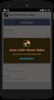 Auto Caller Name Talker poster