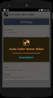 Auto Caller Name Talker Plakat