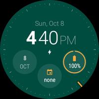 Material Style Watch Face (Unreleased) screenshot 1