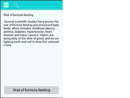 Risk of formula feeding 1 plakat