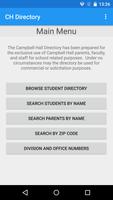 Campbell Hall Directory اسکرین شاٹ 1