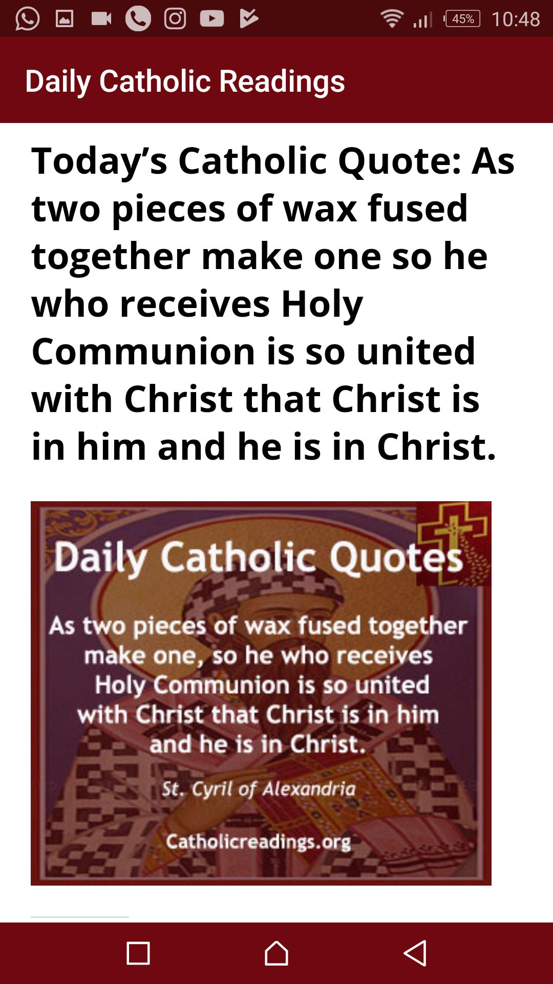 Daily Catholic Readings, Reflections and Prayers for ...