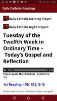 Daily Catholic Readings, Refle capture d'écran 1