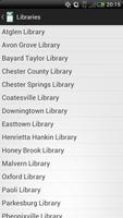 Chester County Library System Affiche