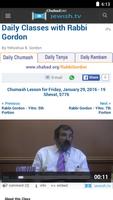 Daily Classes — Rabbi Gordon الملصق