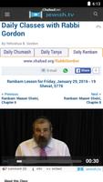 برنامه‌نما Daily Classes — Rabbi Gordon عکس از صفحه