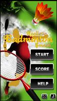 Badminton Racket Sport پوسٹر
