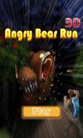 angry bear run 3D постер