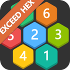Exceed Hexagon Fun puzzle game أيقونة