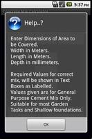 CONCRETE MIX CALCULATOR (UK) Screenshot 2