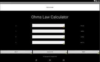 OHM'S LAW CALCULATOR imagem de tela 2