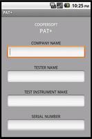 PAT+ Pro PAT TESTING SOFTWARE screenshot 1
