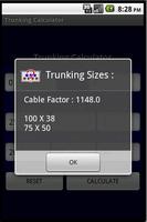 TRUNKING SIZE CALCULATOR (GB) تصوير الشاشة 2