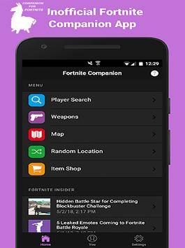 Companion for Fortnite for Android - APK Download - 265 x 355 jpeg 15kB